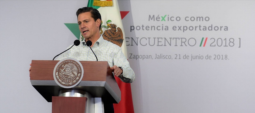 En un breve mensaje transmitido en cadena nacional, Peña Nieto celebró los...