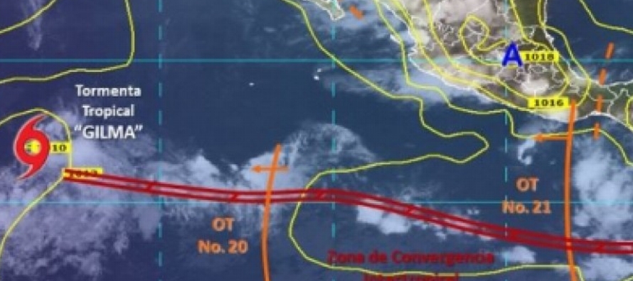 Gilma es el sexto ciclón tropical de la temporada en el Pacífico tras Aletta, Bud,...