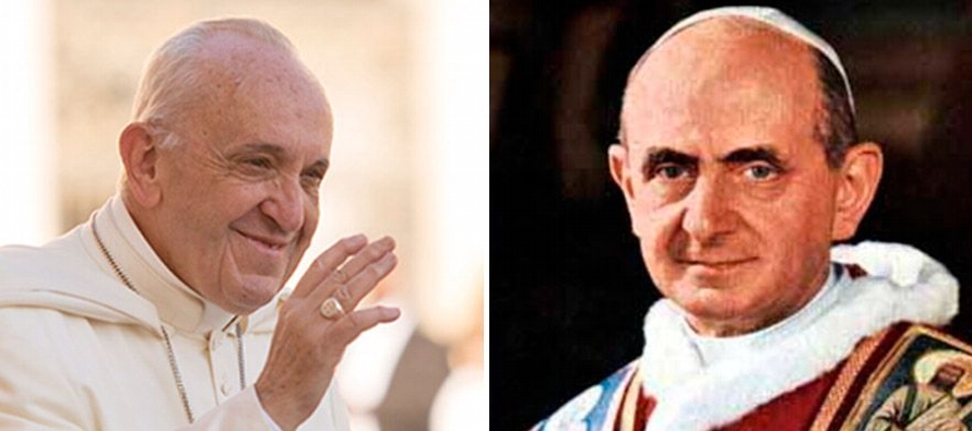 El pontífice argentino también mencionó que Pablo VI será canonizado en...