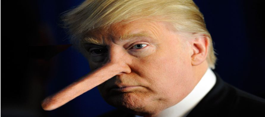 Muchas de las mentiras de Trump son flagrantes, descomunales: todos recordamos que en su...