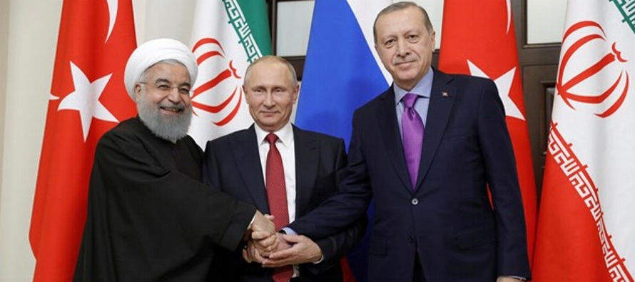 Los tres líderes ya se vieron en abril en Ankara y ahora se han citado en la capital...
