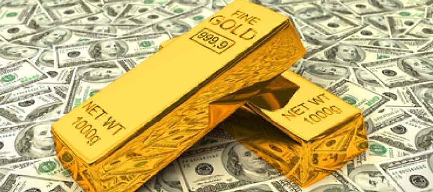 El oro al contado bajaba 0,3 por ciento a 1.230,08 dólares por onza a las 1036 GMT,...
