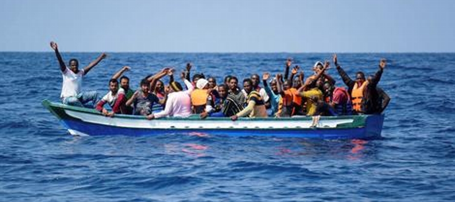 Hasta hoy unos 100,000 solicitantes de asilo alcanzaron las costas europeas en lo que va de 2018,...