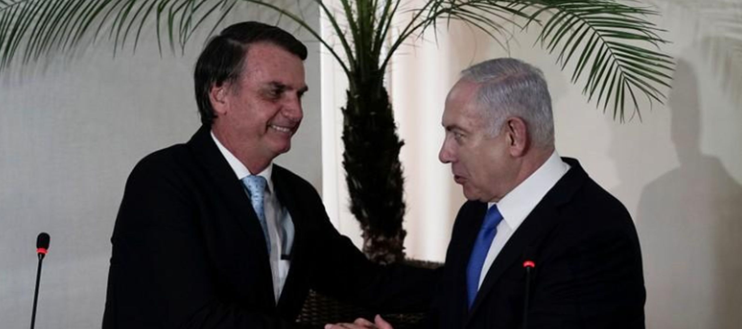 “Israel es la tierra prometida y Brasil es la tierra que promete”, dijo Netanyahu,...