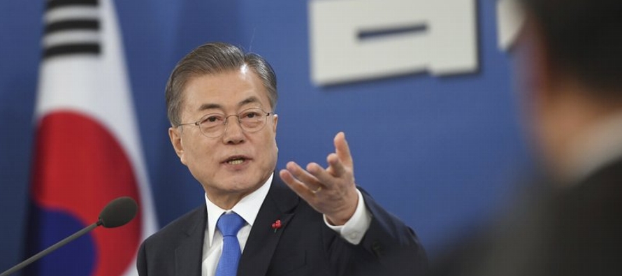 El presidente surcoreano apuntó que resolver el tema de las sanciones dependerá de lo...