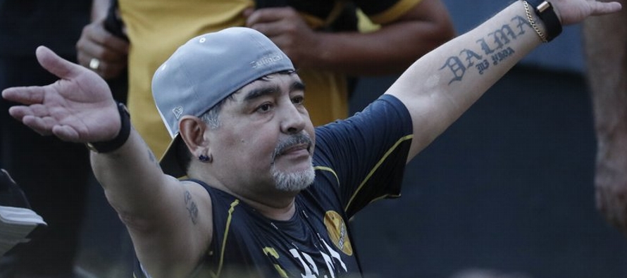 El propio Maradona publicó una nota de agradecimiento mediante su cuenta de Instagram.