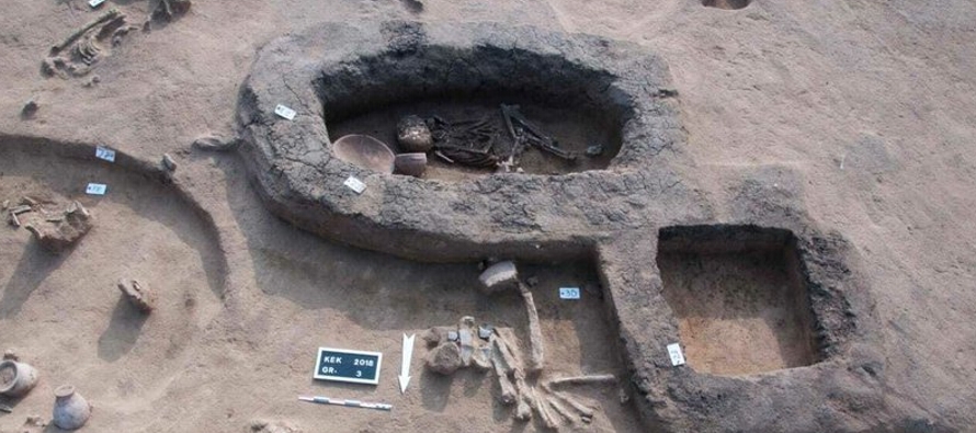 El Ministerio de Antigüedades dijo el miércoles que los arqueólogos hallaron...