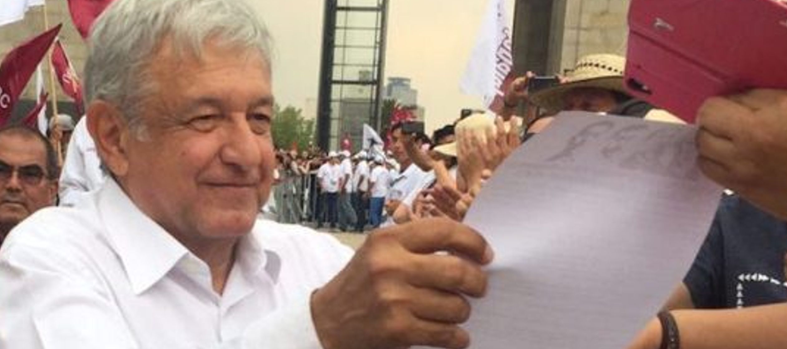 En México no pasó nada en ese momento. López Obrador dijo que les había...
