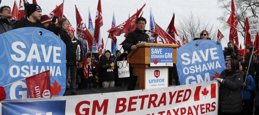 GM no pudo impedir que el anuncio de 30 segundos pagado por un sindicato de trabajadores de la...