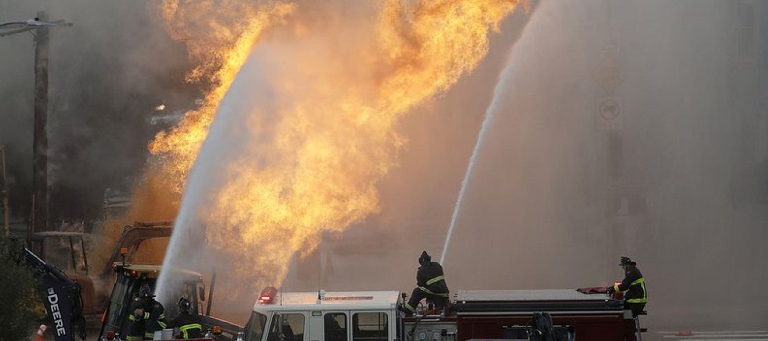 La explosión de una tubería de gas en un vecindario de San Francisco el...