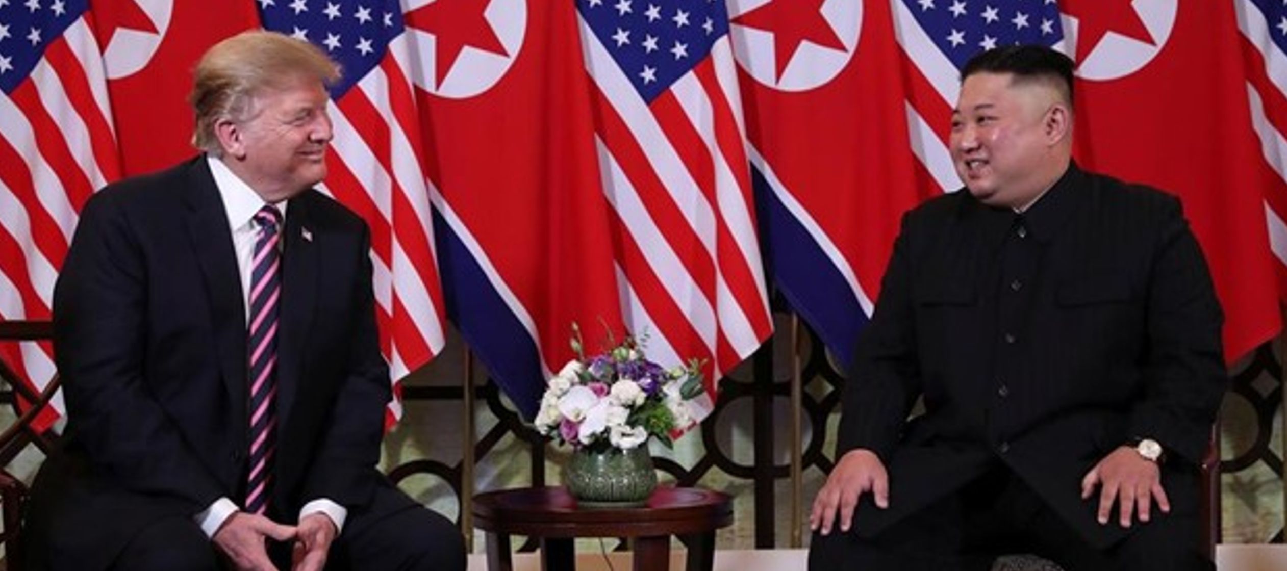 "Estaría muy, muy decepcionado con el presidente Kim", ha dicho, antes de...