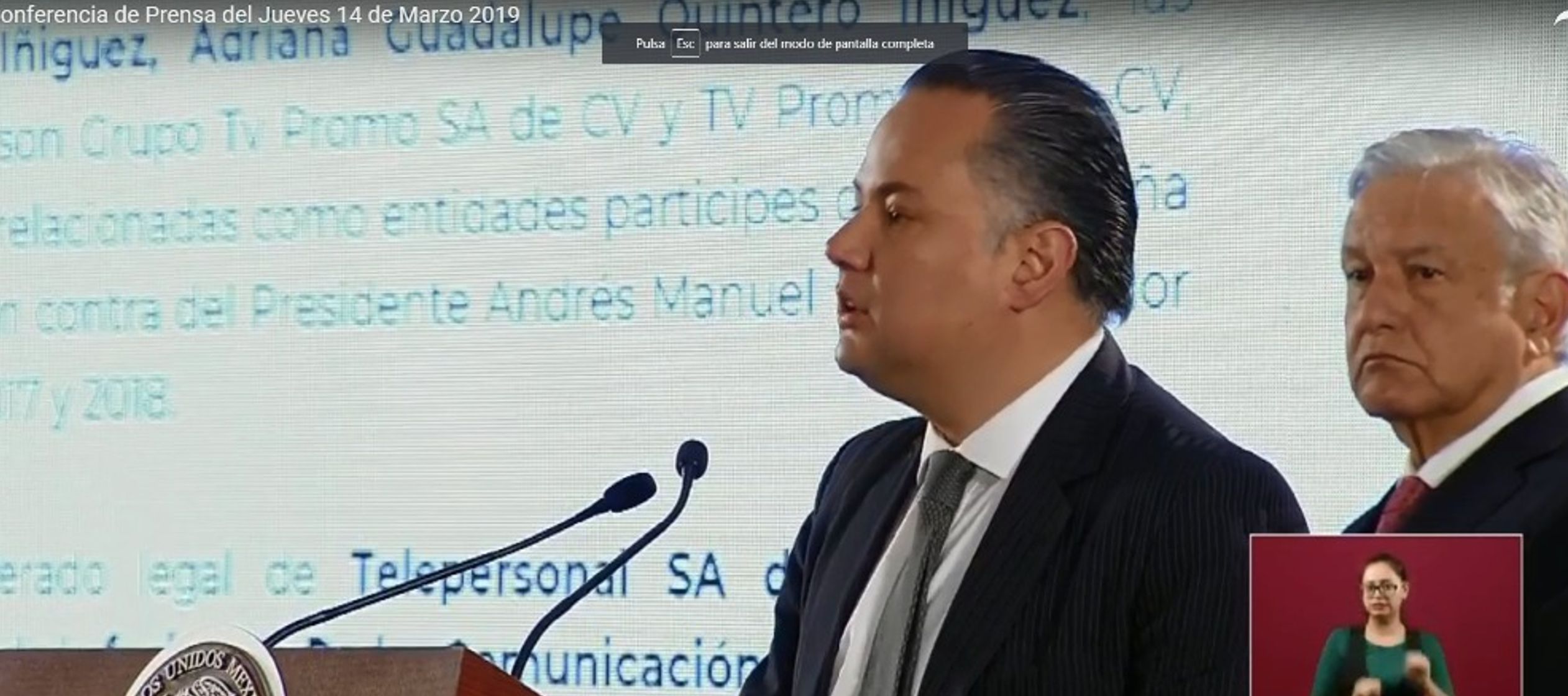 Santiago Nieto, titular de la Unidad de Inteligencia Financiera, ha sido instruido para...