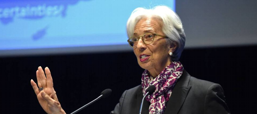 Christine Lagarde ha realizado este martes un discurso ante la Cámara de Comercio de Estados...