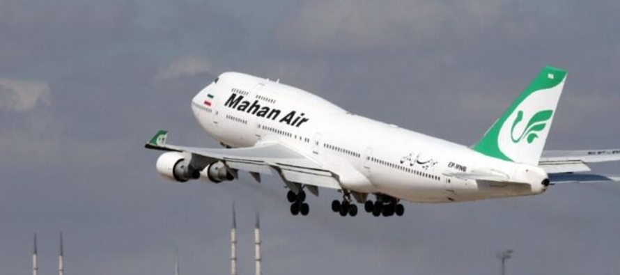 El primer vuelo de la compañía Mahan a Venezuela salió de Teherán con...