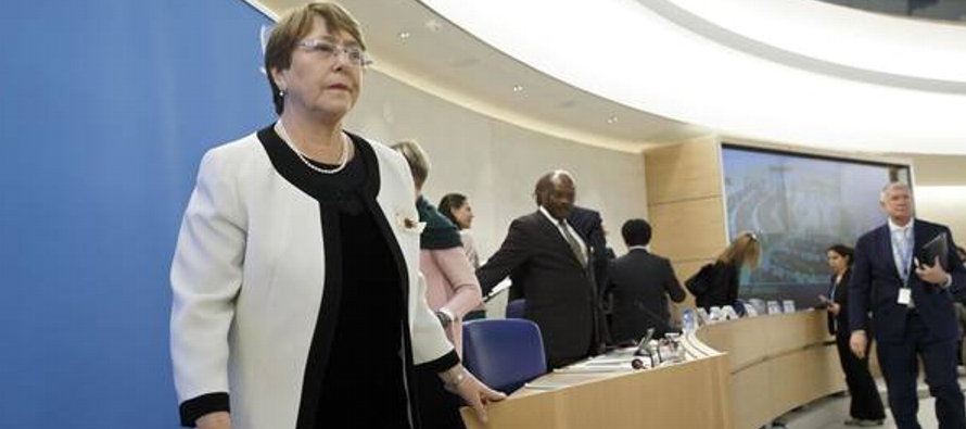 Bachelet se reunió con el canciller Marcelo Ebrard, quien señaló que el...