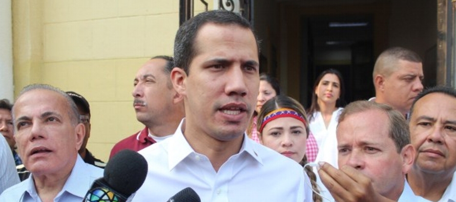 Guaidó dijo que en Venezuela existe una “intervención militar ilegítima...