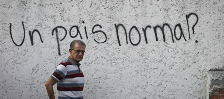 En realidad, el mensaje sobre una pared de Caracas es un apunte mordaz en un lugar donde hablar...