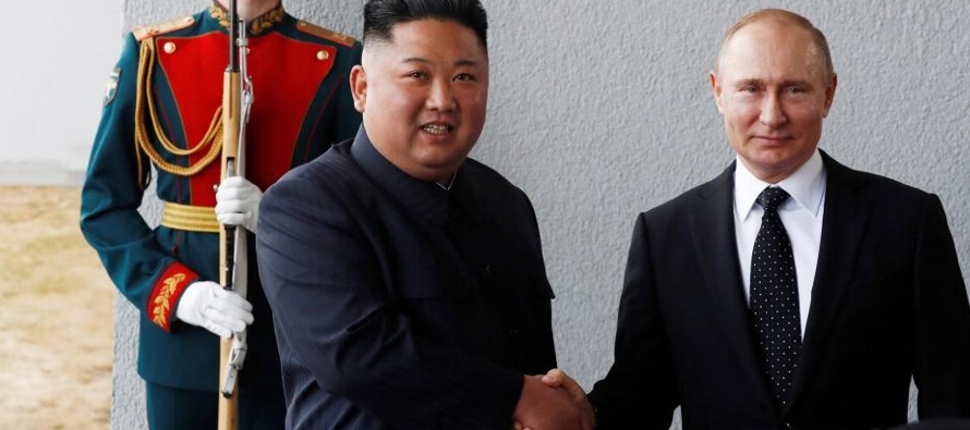 Vladimir Putin y Kim Jong Un han abordado la desnuclearización de la península...