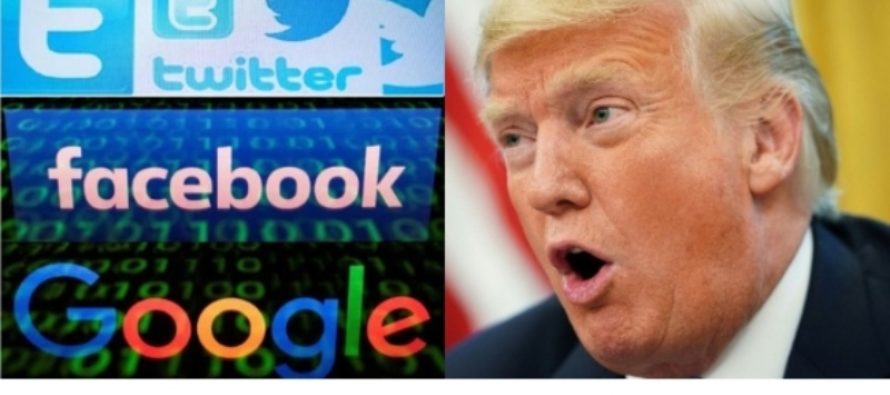  El presidente Donald Trump fustigó a las redes sociales después que Facebook...