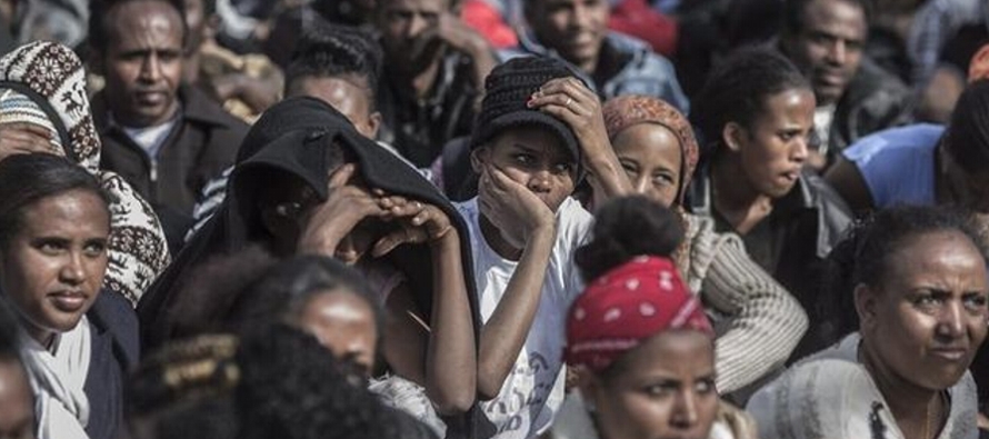 El grupo estaba entre las docenas de migrantes, incluidos egipcios y ciudadanos de otros...
