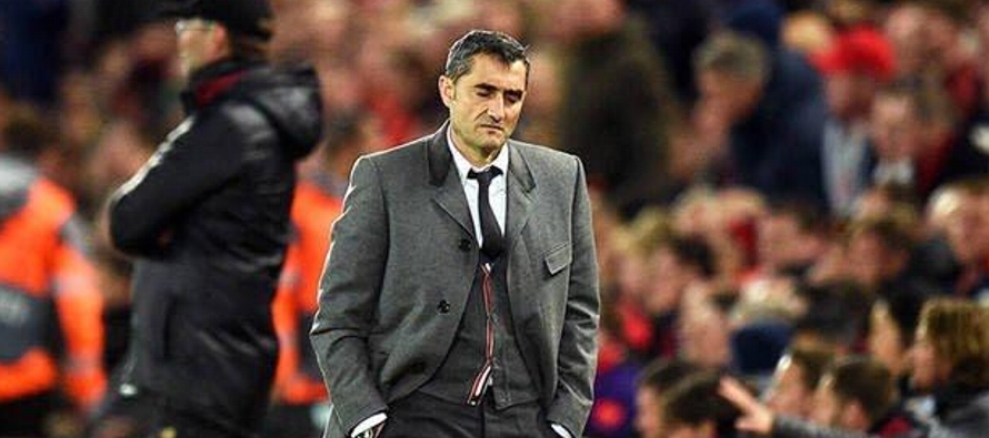 Valverde firmó una extensión de contrato con Barcelona hasta 2020, con la...