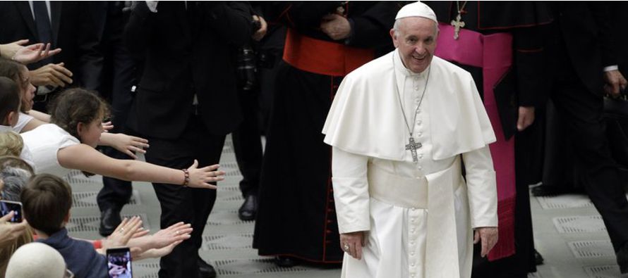 El papa Francisco dijo el sábado que el aborto nunca se puede condonar, ni siquiera cuando...