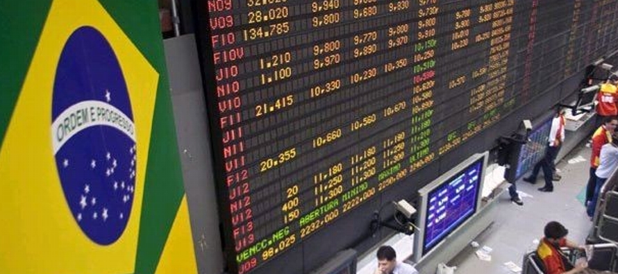 A las 1600 GMT, el índice referencial Bovespa de la Bolsa de Sao Paulo sumaba 1,08% a...