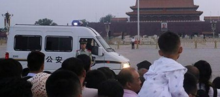 En el trigésimo aniversario de la represión policial ejercida en Tiananmén,...