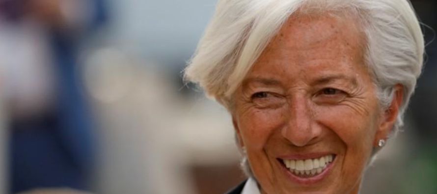 “No vemos una recesión”, dijo Lagarde cuando se le preguntó si las...