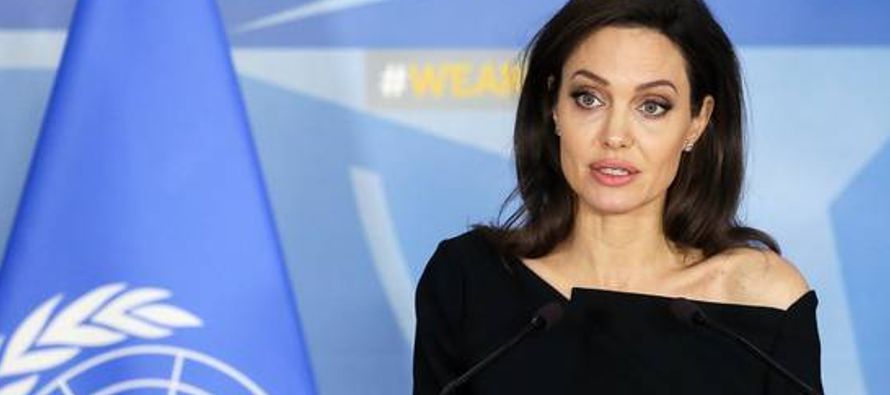 La última visita de Jolie a Latinoamérica en su misión diplomática en...