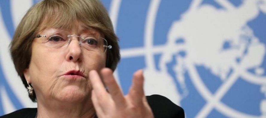 Bachelet, que fue presidenta de Chile, dijo en un reporte publicado en marzo que la seguridad de...