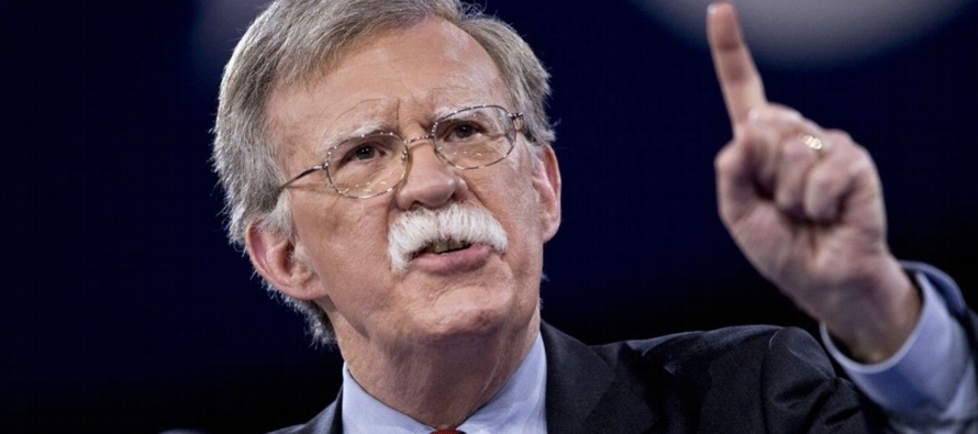  Bolton, un antiguo promotor de políticas más enérgicas contra Irán,...