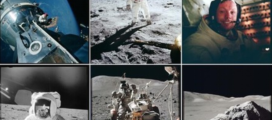 La gente coleccionó y compartió imágenes del Apollo 11 aterrizando y de la...