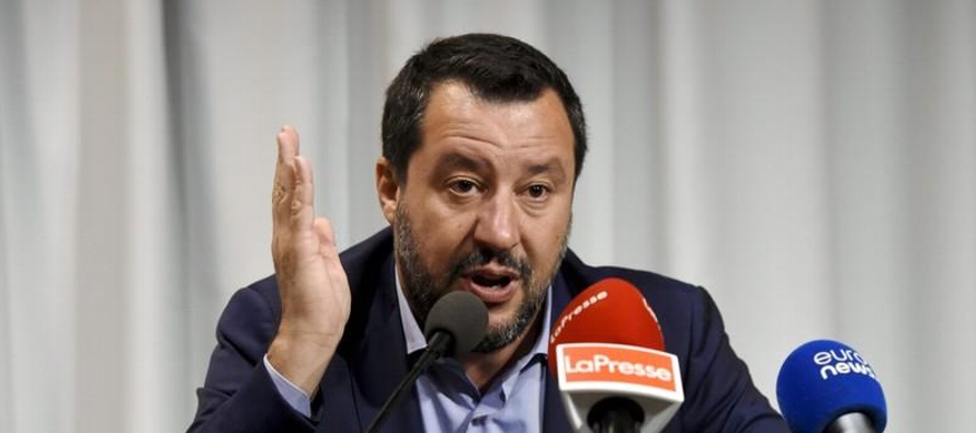 “Nos vamos a encontrar”, dijo Salvini, quien encabeza el partido Liga de extrema...