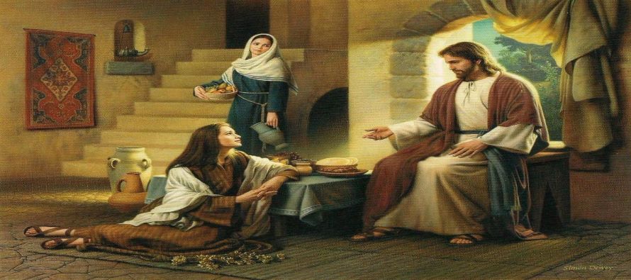 El Señor le respondió: «Marta, Marta, muchas cosas te preocupan y te inquietan,...