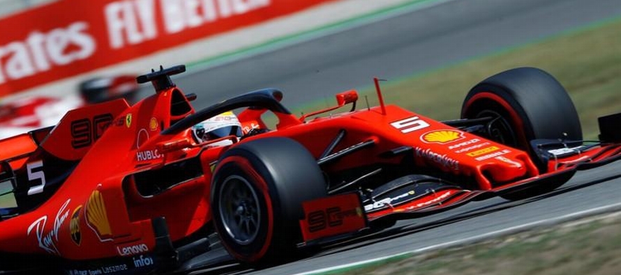El piloto monegasco superó al héroe local Vettel por 0,124 segundos en la segunda...