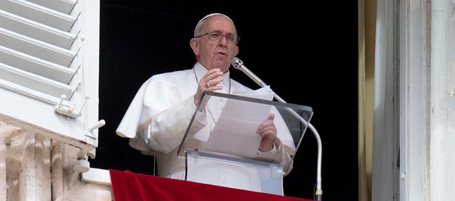 El pontífice instó a los gobiernos a “actuar con prontitud y decisión...