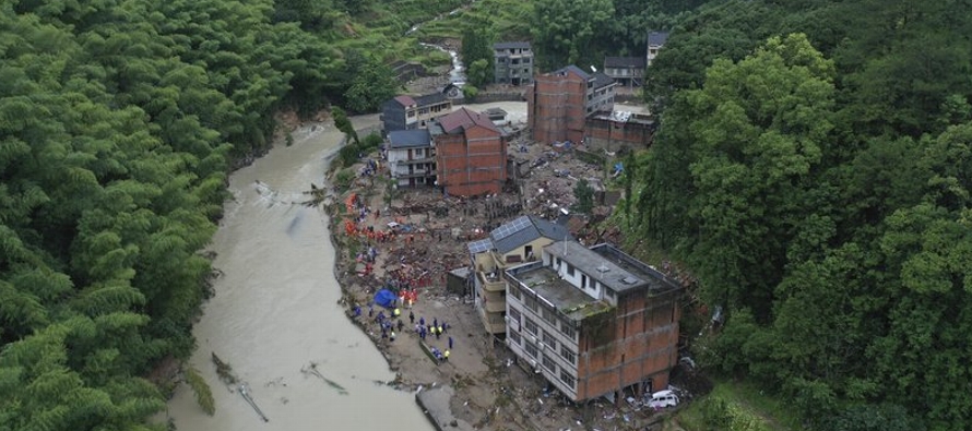 El tifón forzó la evacuación de más de 180,000 personas en Shandong y...