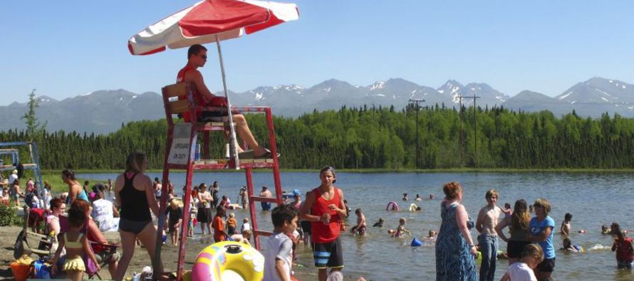 Julio fue el mes más caluroso en Alaska, según la Oficina Nacional de...