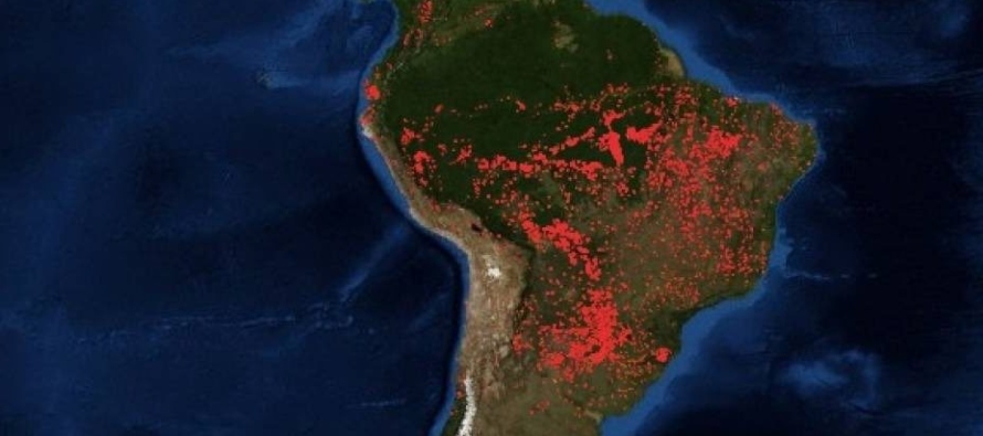 La NASA también es cautelosa. "No es inusual ver incendios en Brasil en esta...