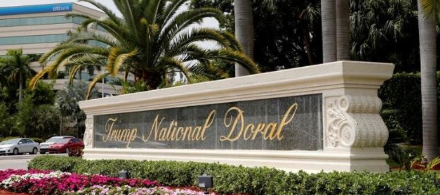 Trump dijo que el Trump National Doral Golf Resort era la locación perfecta, tanto por su...