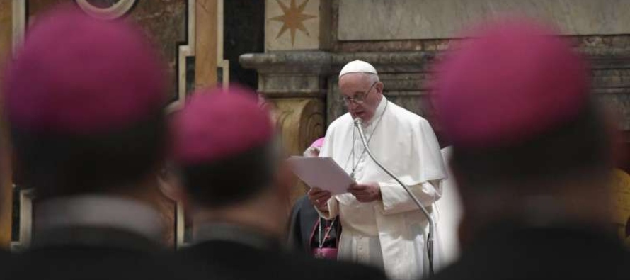 El Papa se reunió este 12 de septiembre con los prelados que participaron en la capital...