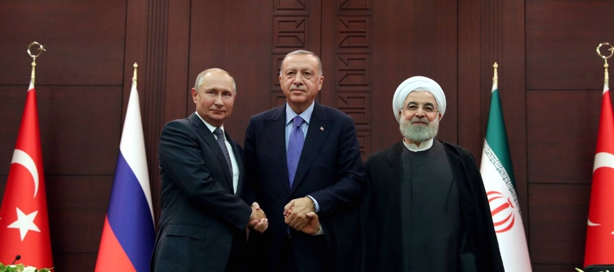 Hace un año, los tres líderes pactaron un acuerdo para detener una ofensiva del...