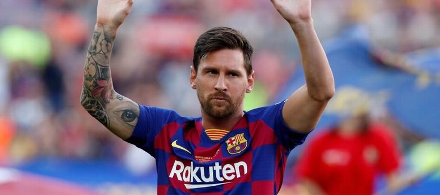 Messi, que ha jugado en el Barcelona desde que tenía 13 años y es su máximo...