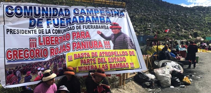 El acceso a nuestra mina Las Bambas se ha interrumpido debido a bloqueos de carreteras y la...