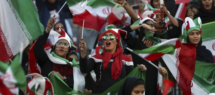 El partido entre Irán y Camboya por las eliminatorias de Copa del Mundo de 2022 en el...