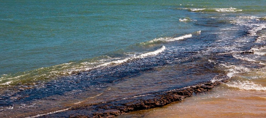 Piata, en Salvador, es hasta ahora la única playa de la ciudad alcanzada por el crudo de...