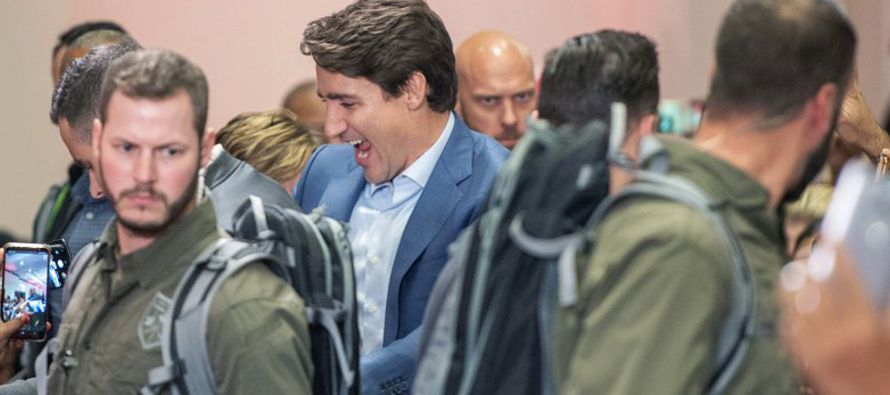 l primer ministro de Canadá, Justin Trudeau, acudió el sábado a un importante...