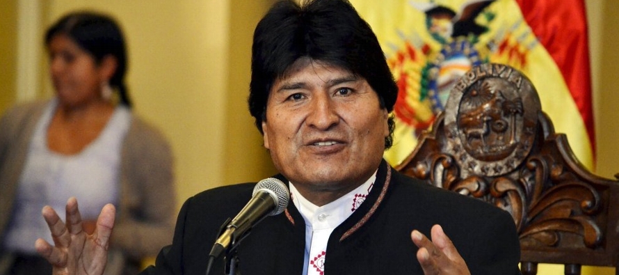 Morales, de 59 años, realizó la víspera un acto ante una multitud en la ciudad...