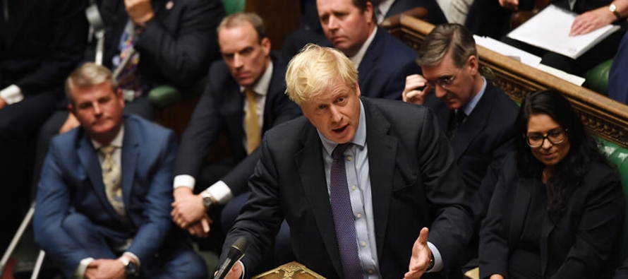 El primer ministro británico, Boris Johnson, dijo el martes que le correspondía a la...